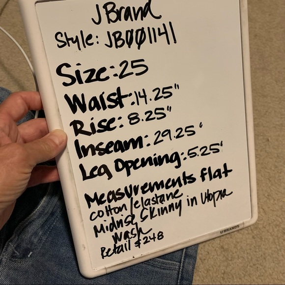 J Brand Mid-Rise Straight Leg Jeans in Utopia Wash - Picture 8 of 8